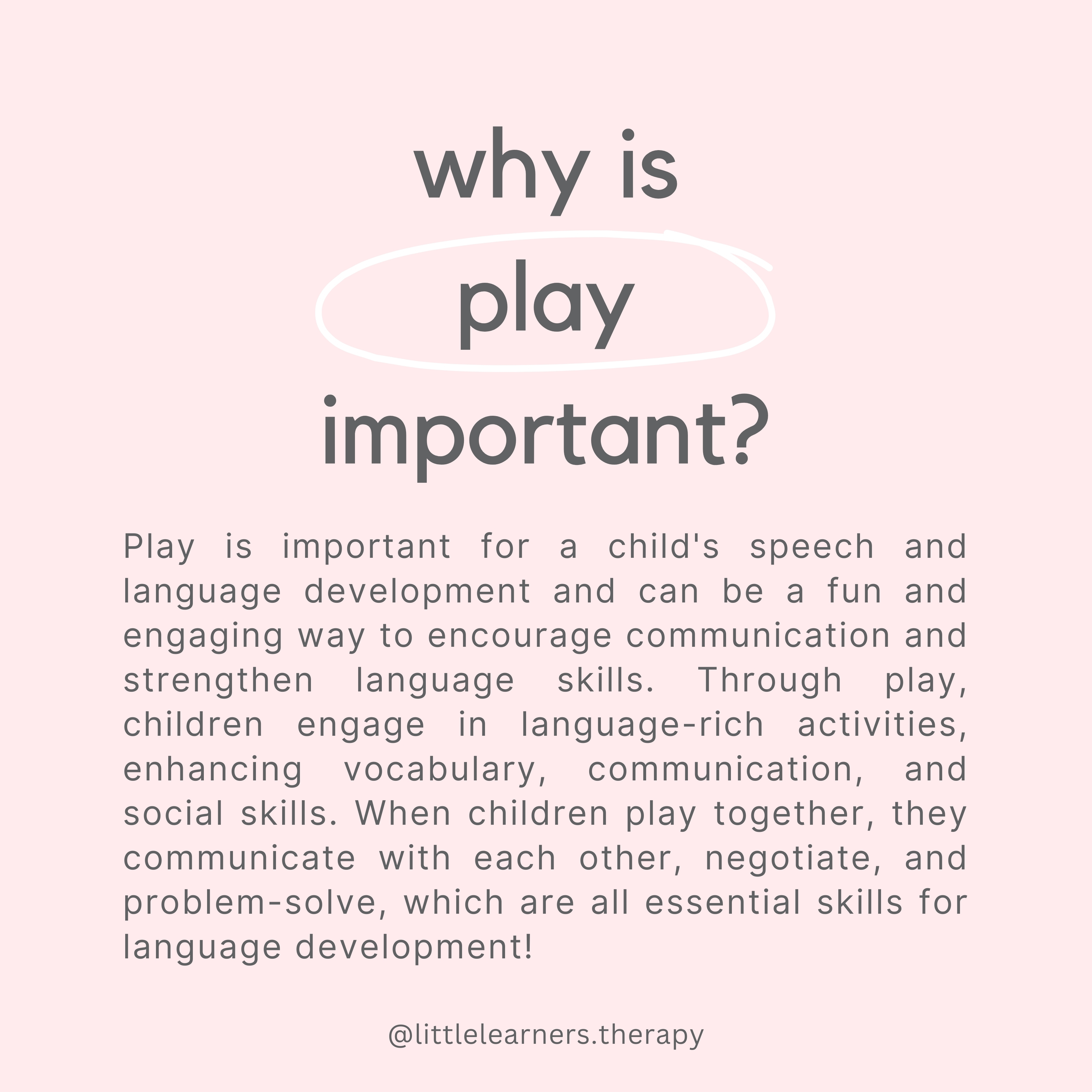 Example post 3 from @littlelearners.therapy Instagram